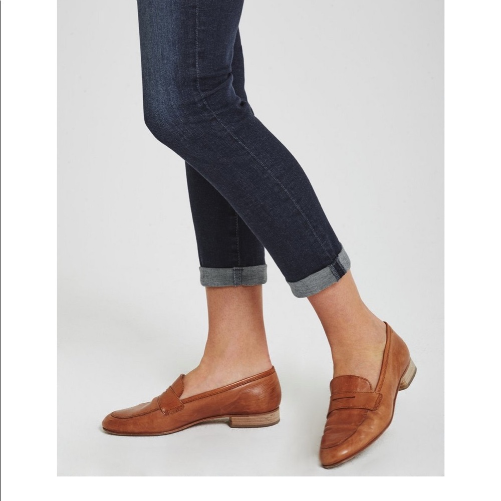 AG ADRIANO GOLDSCHMIED jeans the Stilt Roll-Up size 27 dark wash - Picture 3 of 10